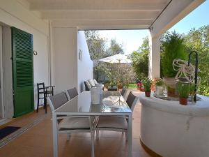 Balkón alebo terasa v ubytovaní Terraced House in Mallorca near Beach