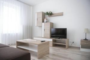 A television and/or entertainment centre at Olla apartmány