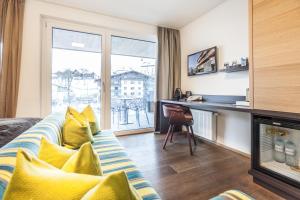 Kuchyň nebo kuchyňský kout v ubytování LEDERER Boutique Hotel