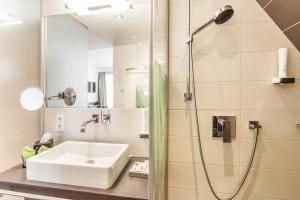 Koupelna v ubytování LEDERER Boutique Hotel
