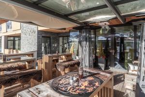 Posezení v ubytování LEDERER Boutique Hotel