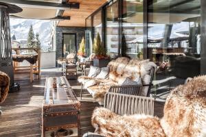 Posezení v ubytování LEDERER Boutique Hotel