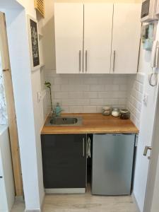 Kuchnia lub aneks kuchenny w obiekcie Apartament Żelazna