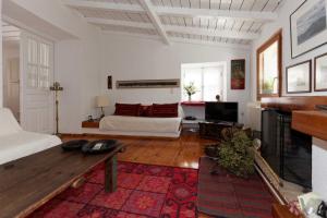 Posezení v ubytování To Spitaki Apartments