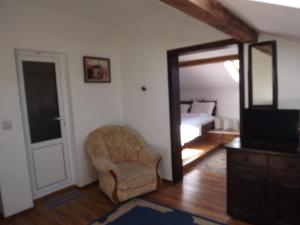 Posezení v ubytování Guest house Elit