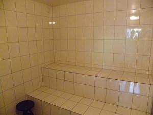 Koupelna v ubytování Botanika Hotel