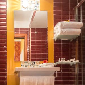 Koupelna v ubytování Ripetta Rooms