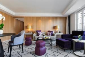 Zona d'estar a Storchen Zürich - Lifestyle Boutique Hotel
