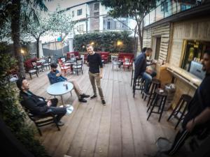 Tetamu yang menginap di Arka Hostel