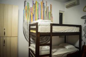 Katil atau katil-katil dalam bilik di Arka Hostel