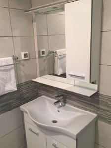 Koupelna v ubytování Apartmani Orhideja