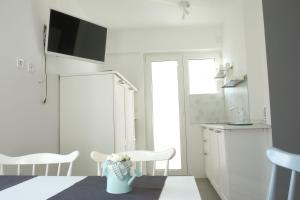 Kuchyň nebo kuchyňský kout v ubytování Apartment Dubravka + 18 fotografií