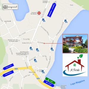 Certifikát, hodnocení, plakát nebo jiný dokument vystavený v ubytování B&B Il Feriolo