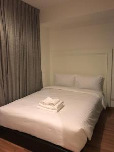 Postel nebo postele na pokoji v ubytování my resort278