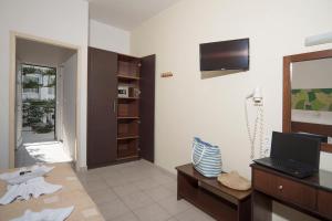 TV a/nebo společenská místnost v ubytování Metaxa Apartments