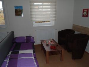 Posezení v ubytování Apartmány Fialka