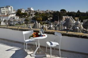Balkón nebo terasa v ubytování Terrazza Sui Trulli