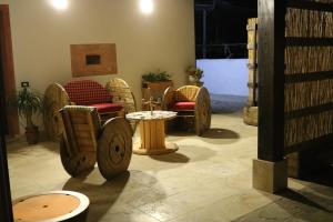 Posezení v ubytování Casa Mattia - B&B in Legno & Paglia