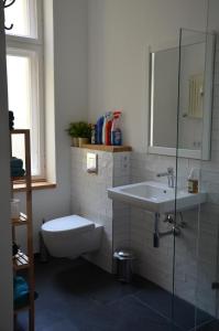 Kylpyhuone majoituspaikassa BerlinBerlin
