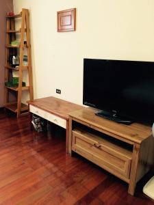 TV a/nebo společenská místnost v ubytování Jia Lin Homestay