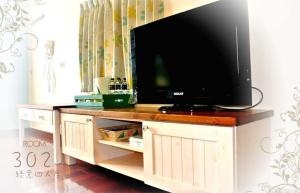TV a/nebo společenská místnost v ubytování Jia Lin Homestay