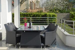 Balkón nebo terasa v ubytování Luxury Apartments Zana