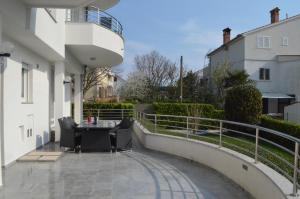 Balkón nebo terasa v ubytování Luxury Apartments Zana