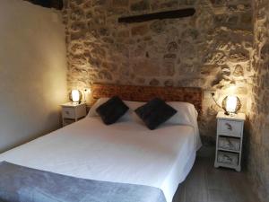Postel nebo postele na pokoji v ubytování Casa Rural Santana + 37 fotografií