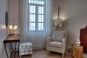 Posezení v ubytování Elia Zampeliou Hotel
