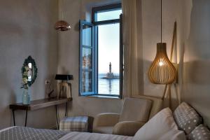 Posezení v ubytování Elia Zampeliou Hotel