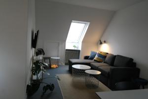 Posezení v ubytování Mølvangvej 2 Jelling Apartment