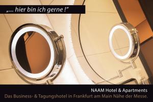 Un baño de Naam Apartment Frankfurt Hotel City-Airport