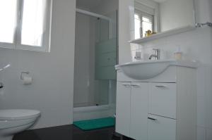 Koupelna v ubytování Luxury Apartments Zana