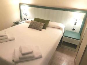 Postel nebo postele na pokoji v ubytování Hotel Europa