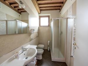 Koupelna v ubytování Albergo La Foresteria