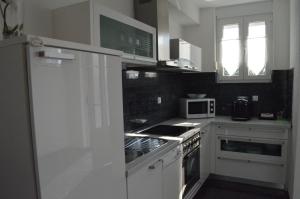 Kuchyň nebo kuchyňský kout v ubytování Luxury Apartments Zana