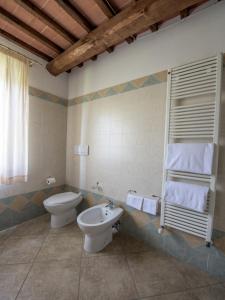 Koupelna v ubytování Albergo La Foresteria
