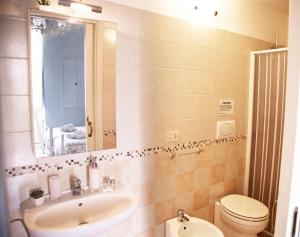 Koupelna v ubytování B&B Mareen