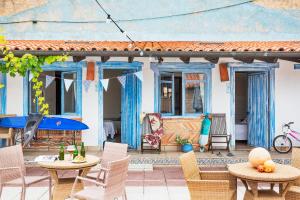 Patio alebo iná vonkajšia časť ubytovania Posada Santa Ana
