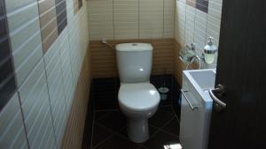A bathroom at Bíbor-lak ökoszálláshely