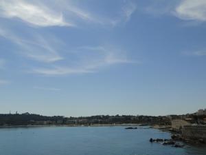 a view of a large body of water at Appartement La Tourraque côté mer in Antibes