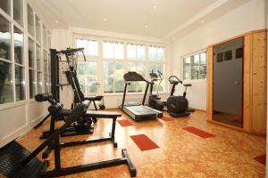 Fitness centrum a/nebo fitness zařízení v ubytování Alpenhotel Neuwirt