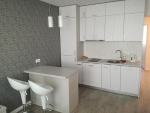Kuchyňa alebo kuchynka v ubytovaní Nordic Apartamenty Suraska