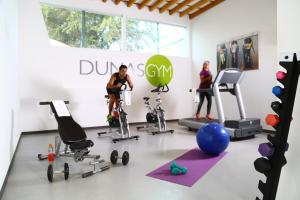 Fitness centrum a/nebo fitness zařízení v ubytování Hotel Las Dunas