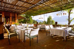 En restaurant eller et andet spisested på Hotel Casa Palopo