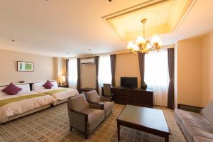 Ruang duduk di Sky Hotel Uozu