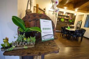 Un restaurante u otro lugar para comer en 福緣山莊 桃園市民宿004號