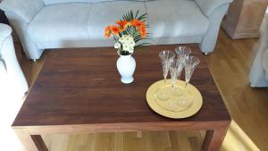 Posezení v ubytování Ferienwohnung Lennefer