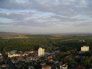 Pohľad z vtáčej perspektívy na ubytovanie Budai Garden House