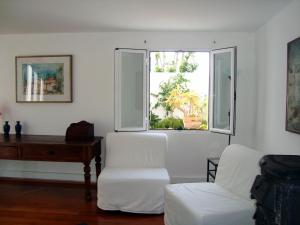 Χώρος καθιστικού στο Casa do Jasmim